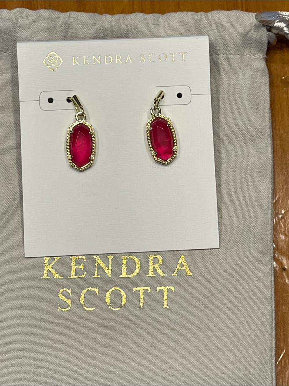 Kendra Scott Lee Drop Earrings Gold Azalea Illusion